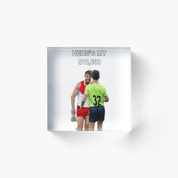 Dane Rampe: Here's my $10k Acrylic Block
