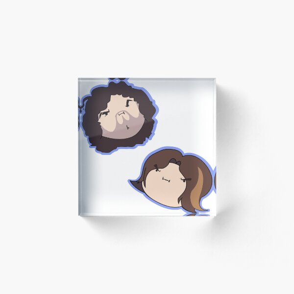 Grump Head Acrylic Block