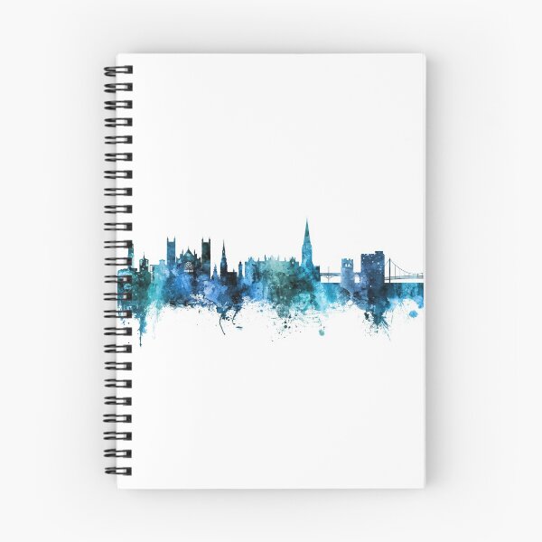 Item preview, Exeter England Skyline designed and sold by ArtPrints.