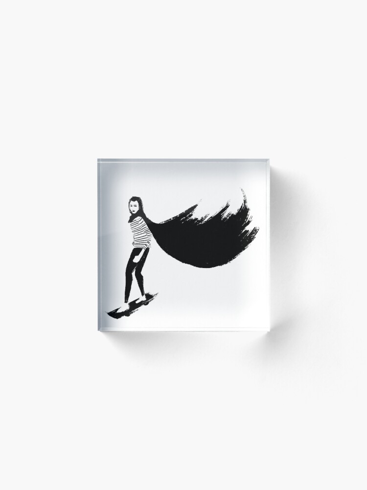Alternate view of A Girl Walks Home Alone At Night Acrylic Block