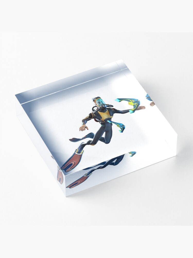 Alternate view of Diver Acrylic Block