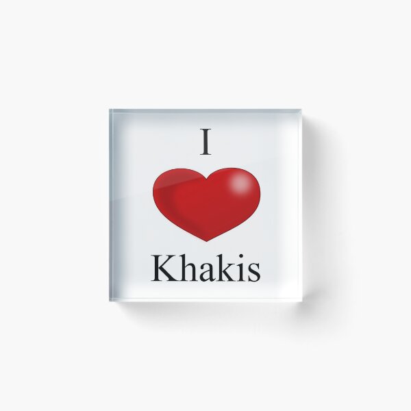 Item preview, I Heart Khakis - No Jake Sticker designed and sold by Marc Bublitz.