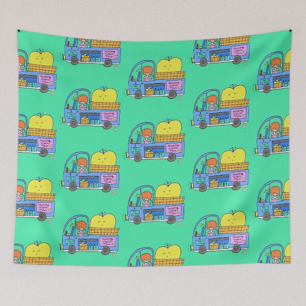 Item preview, Food Truck apple girl bus designed and sold by mellowdays.