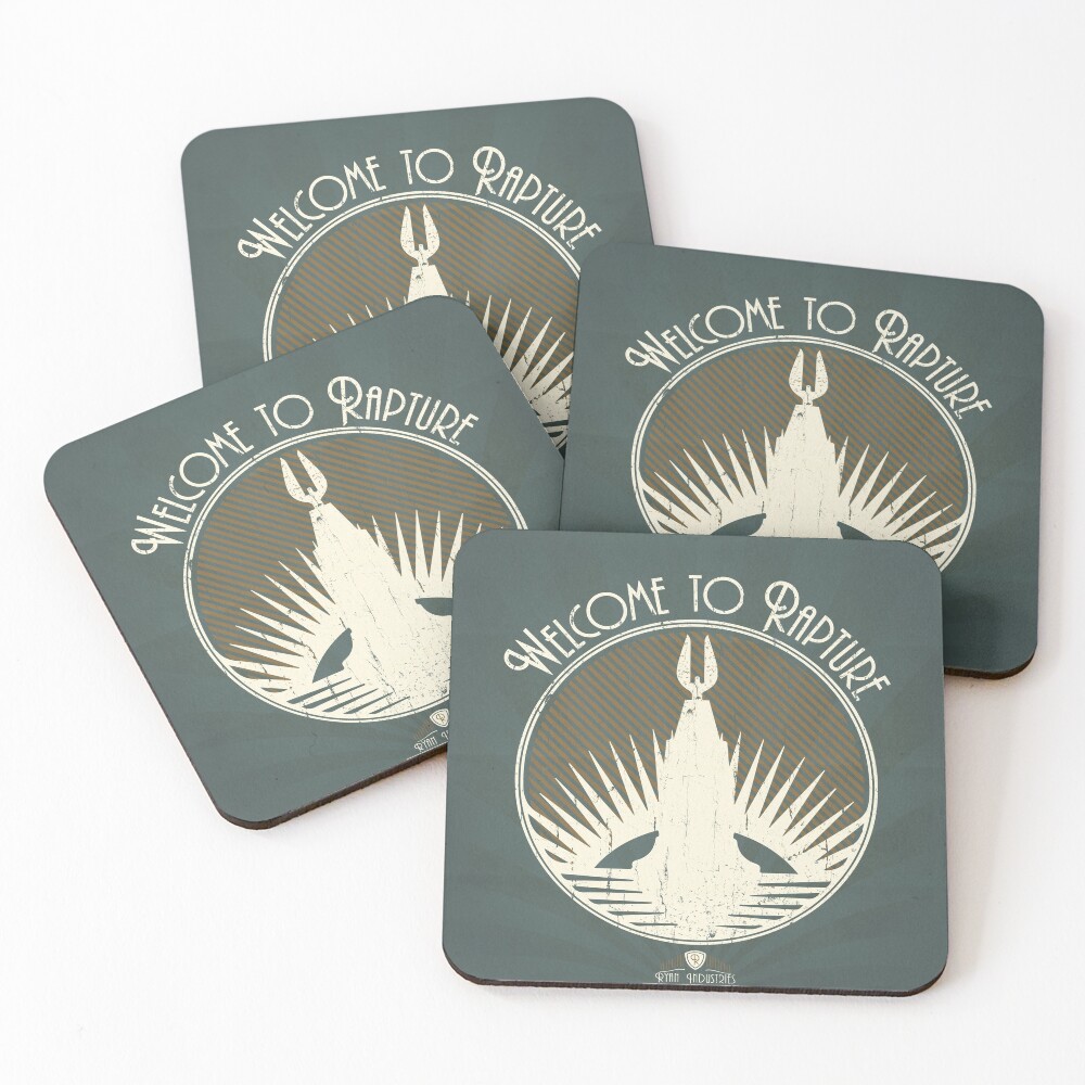 Bioshock Welcome To Rapture Coasters (Set of 4)