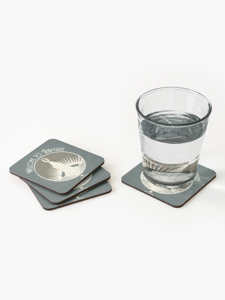 Alternate view of Bioshock Welcome To Rapture Coasters (Set of 4)