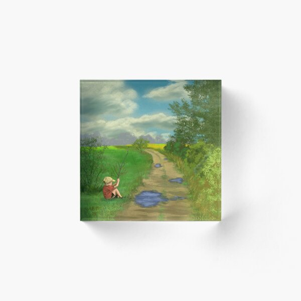 Gonna Catch a Big One Acrylic Block