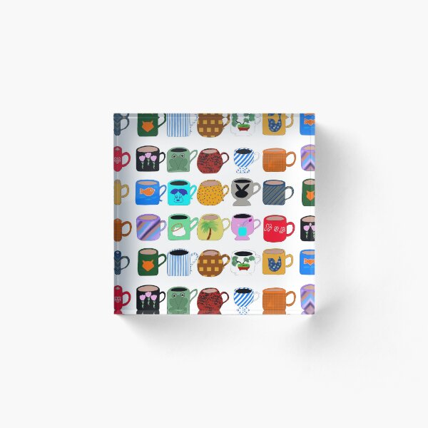 Coffee, Coffee and More Coffee Acrylic Block