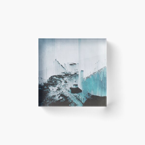 Glitch Acrylic Block