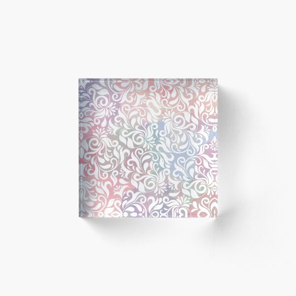 Decoratively Delicate Acrylic Block