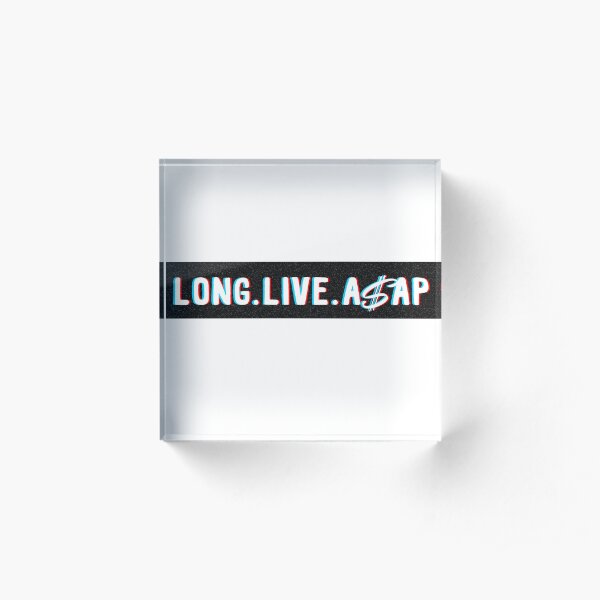 Long Live A$AP Acrylic Block