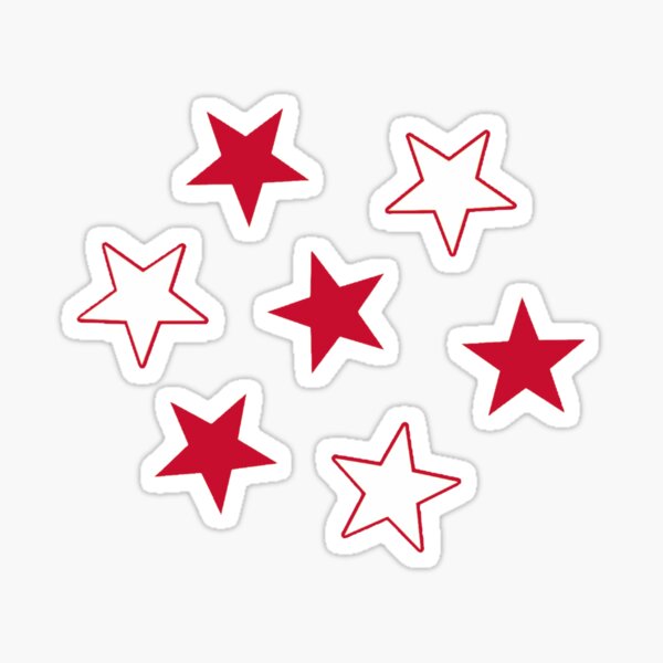 Item preview, red and white stars designed and sold by sophiermiller.