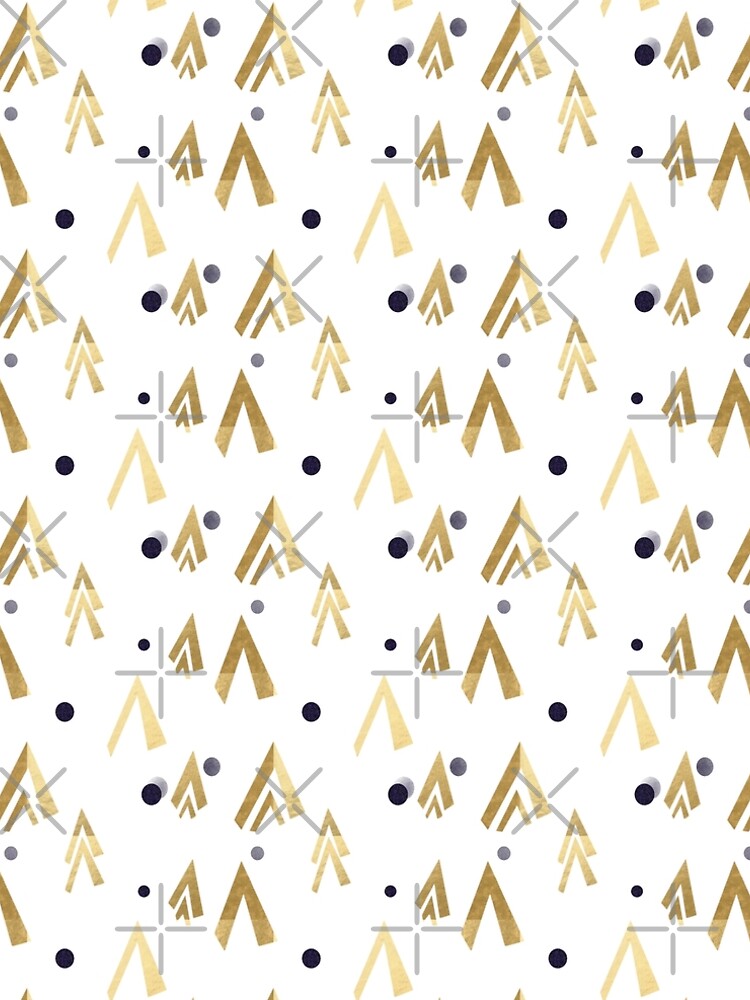 Golden teepees under the blue moon by Stasiajahadi