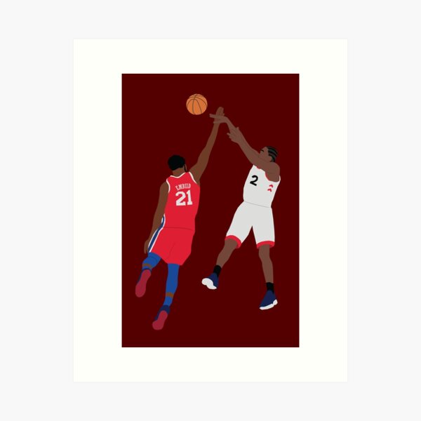 Download Kawhi Leonard Paul George Painted Art Wallpaper