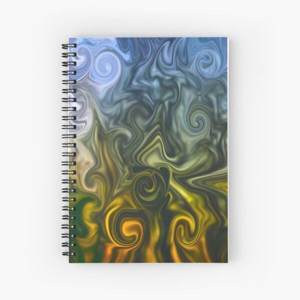 Liquid Sunset - Vibrant Spiral Notebook