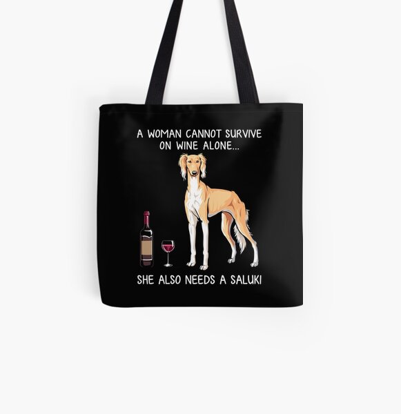I Just Want To Be A Stay At Home Dog Mom Canvas Shoulder Bag Tote Bag For Women Black