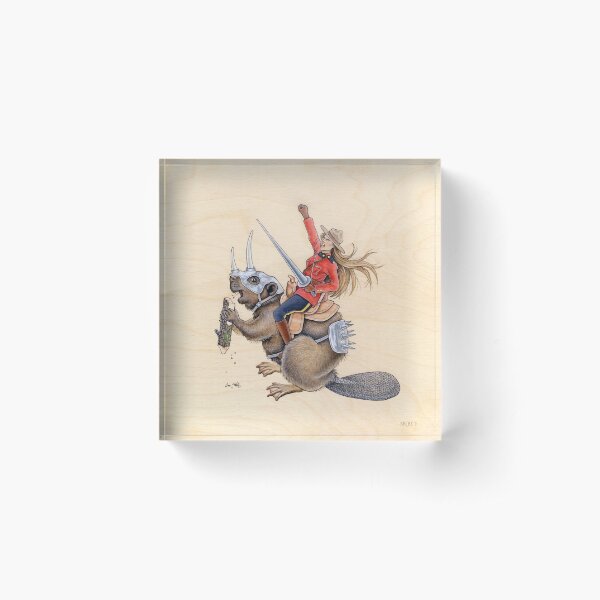 On Guard for Thee (Print) Acrylic Block