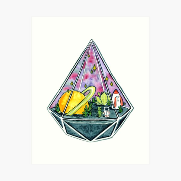 Space Love Art Print