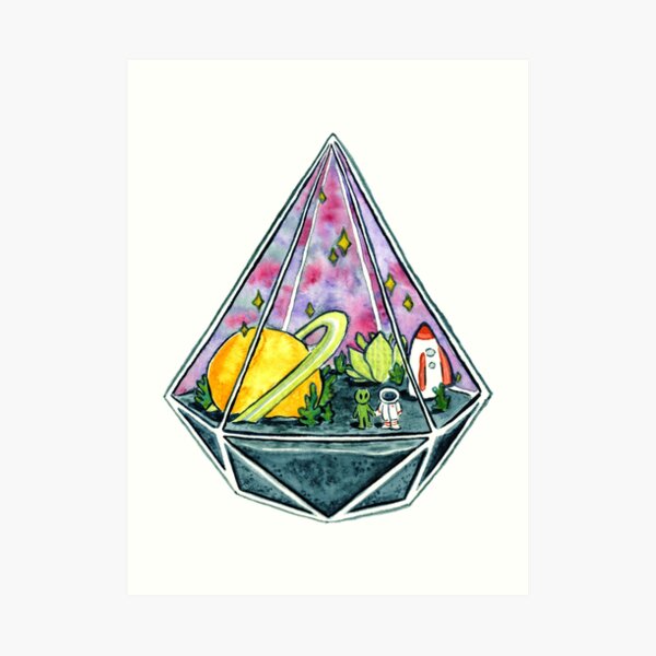 Space Love Art Print