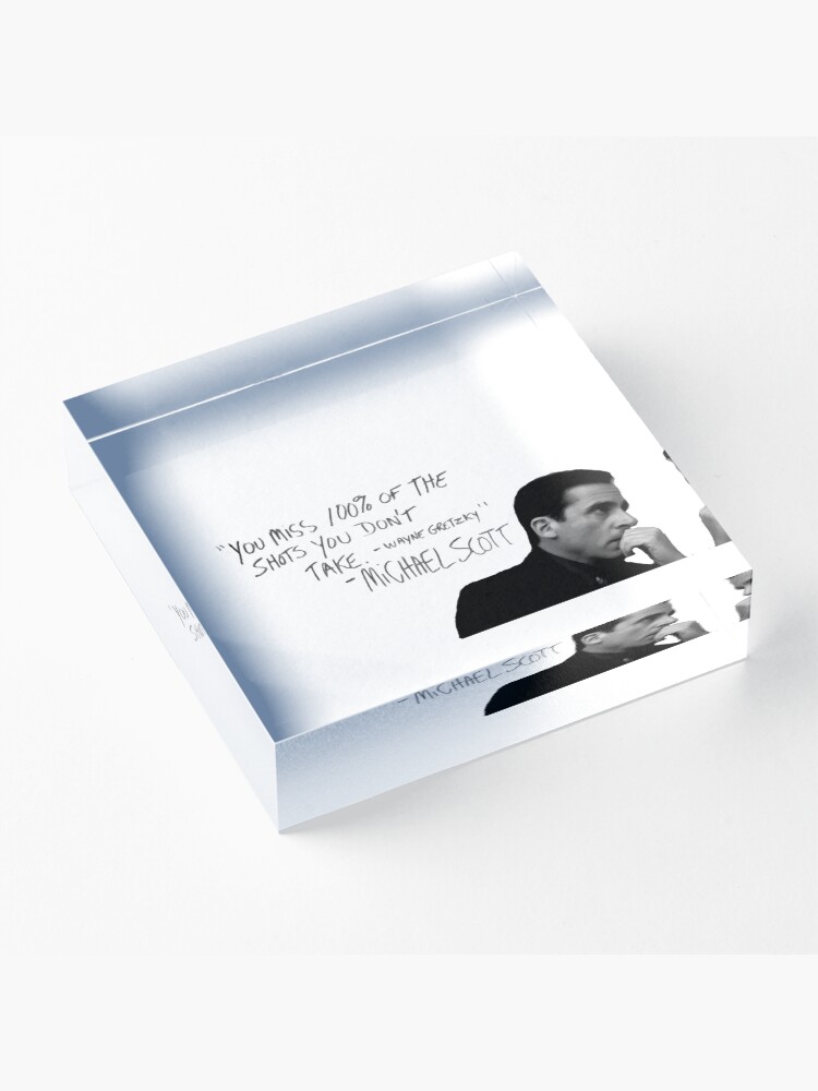 Alternate view of the office michael scott Acrylic Block