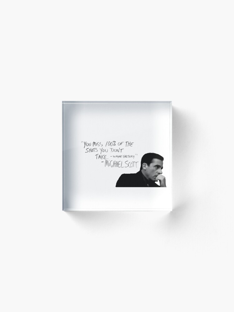 Alternate view of the office michael scott Acrylic Block