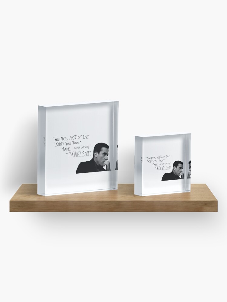 Alternate view of the office michael scott Acrylic Block