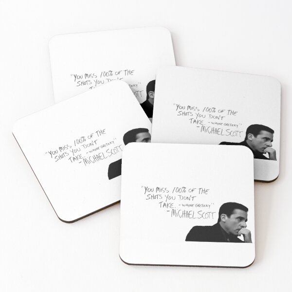 the office michael scott Coasters (Set of 4)