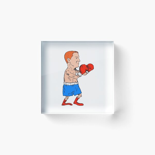 Item preview, Boxer Fighting Stance Cartoon designed and sold by patrimonio.