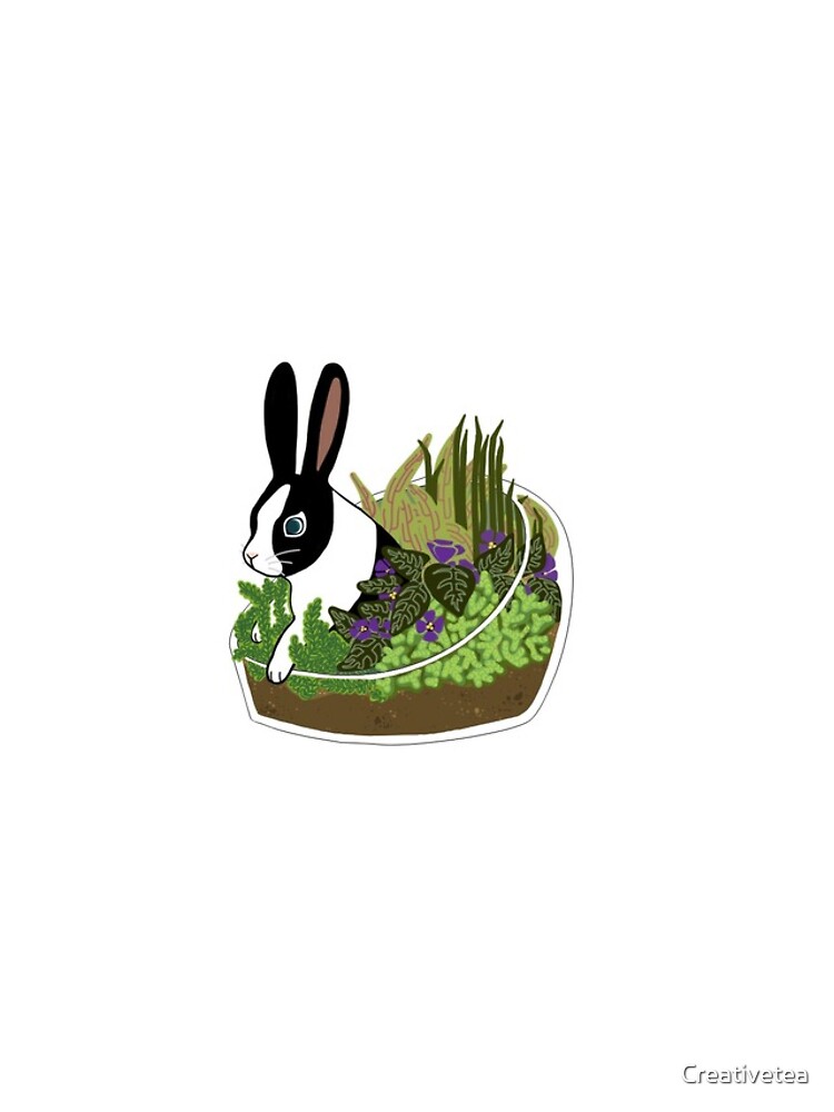 Thumbnail 4 of 4, iPhone Case, Dutch Rabbit Terrarium designed and sold by Creativetea.
