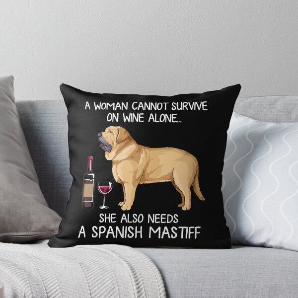 Item preview, Spanish Mastiff and wine Funny dog designed and sold by TeeDoozy.