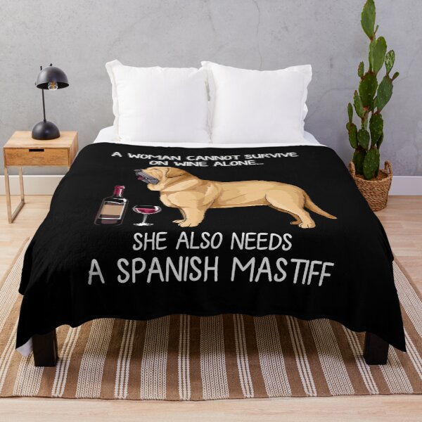 Item preview, Spanish Mastiff and wine Funny dog designed and sold by TeeDoozy.