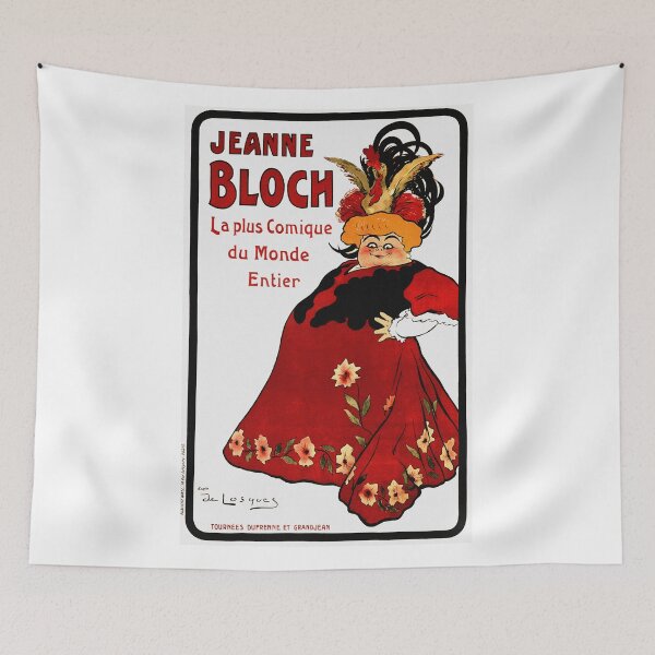 Item preview, Vintage French Ad - Jeanne Bloch designed and sold by JustEclectic.
