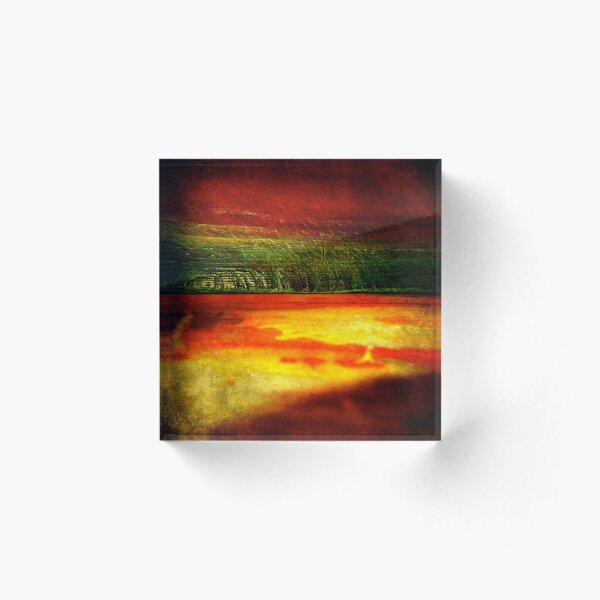Horizontal Rainbow Acrylic Block