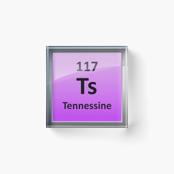 Item preview, Tennessine or Element 117 Periodic Table Symbol designed and sold by sciencenotes.