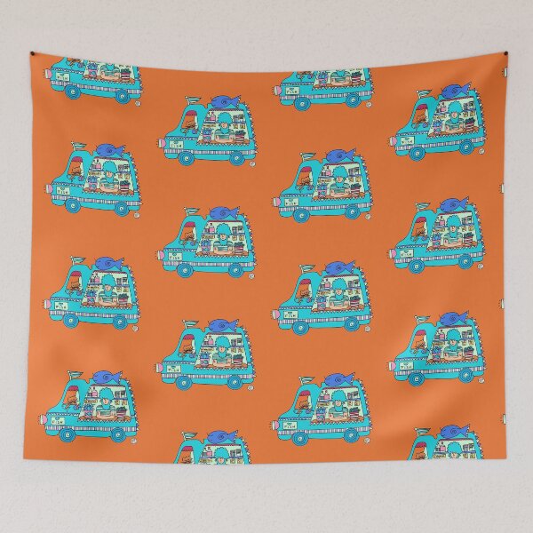 Item preview, Fish & Chips Food Truck foodtruck english design 03 designed and sold by mellowdays.