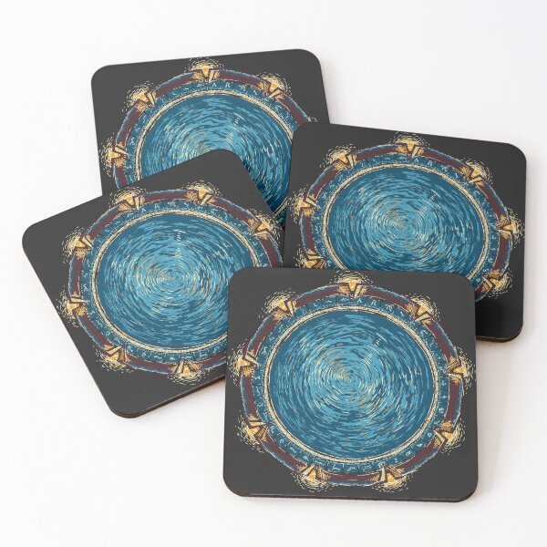 Starry Gate Coasters (Set of 4)