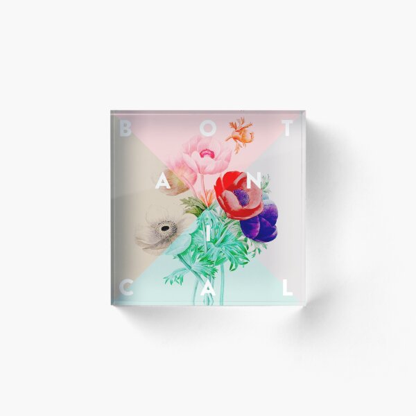 Pretty Botanicals Acrylic Block