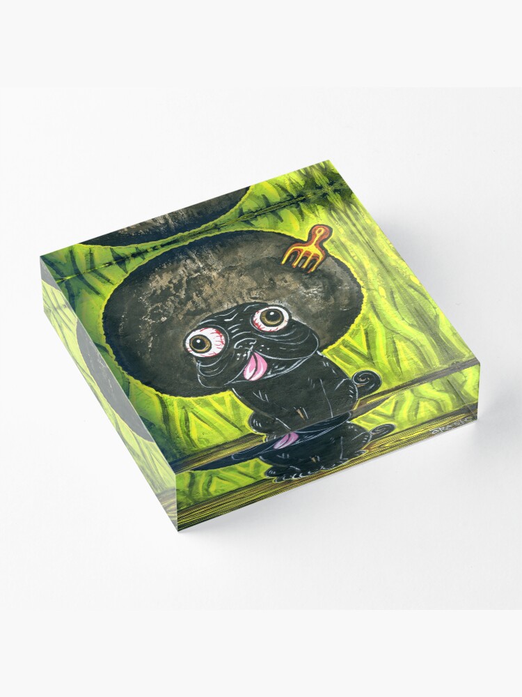 Alternate view of Pug Soul Acrylic Block