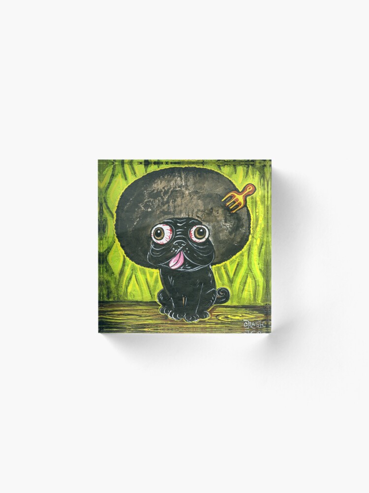 Alternate view of Pug Soul Acrylic Block