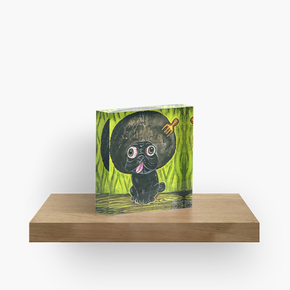 Pug Soul Acrylic Block