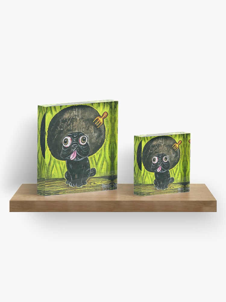Alternate view of Pug Soul Acrylic Block