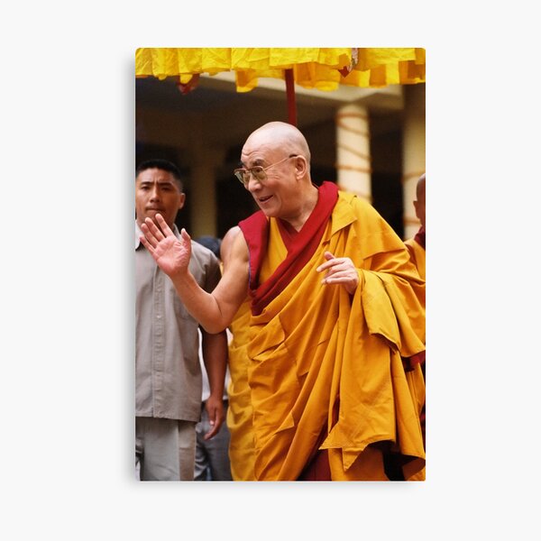 His Holiness. mcleod ganj. india Canvas Print