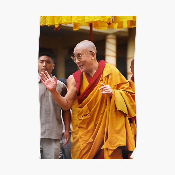 His Holiness. mcleod ganj. india Poster