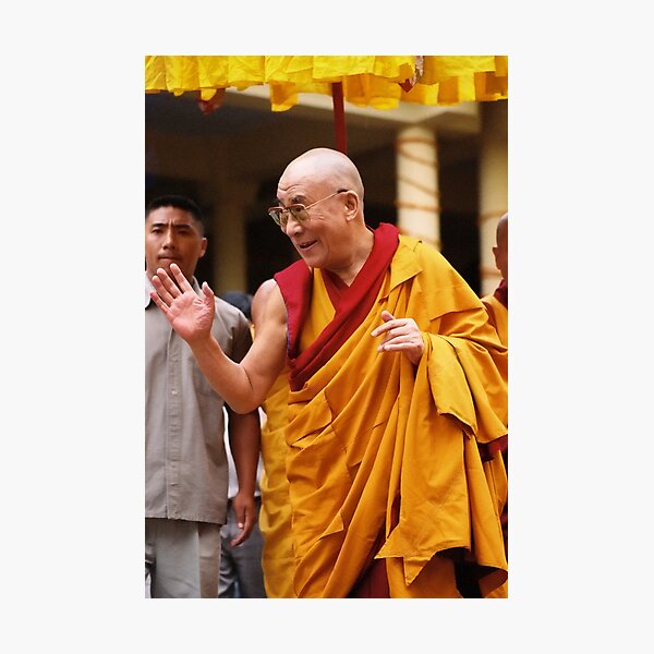 His Holiness. mcleod ganj. india Photographic Print
