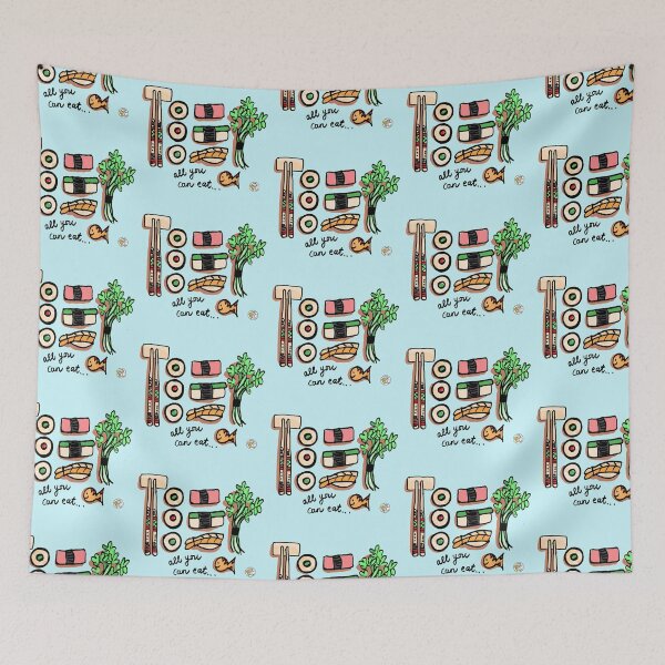 Item preview, Sushi food snack  designed and sold by mellowdays.