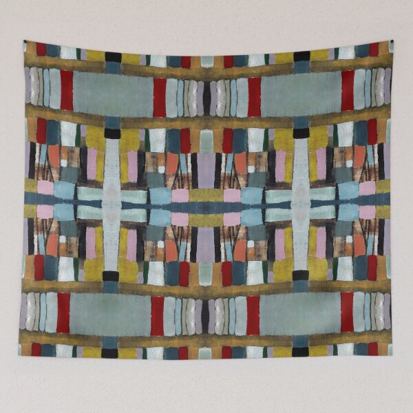 Item preview, Multi Colored Acrylic Block Pattern designed and sold by Ruth Palmer.