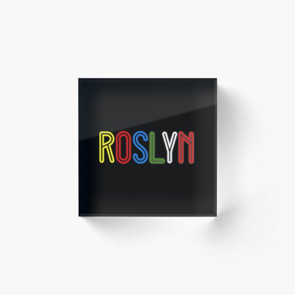 Roslyn - Your Personalised Products Acrylic Block