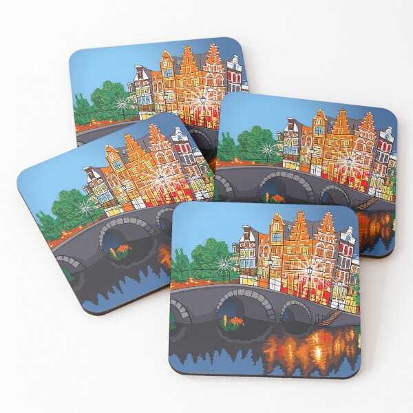 Item preview, Colorful wonderful Amsterdam designed and sold by kavalenkavart.