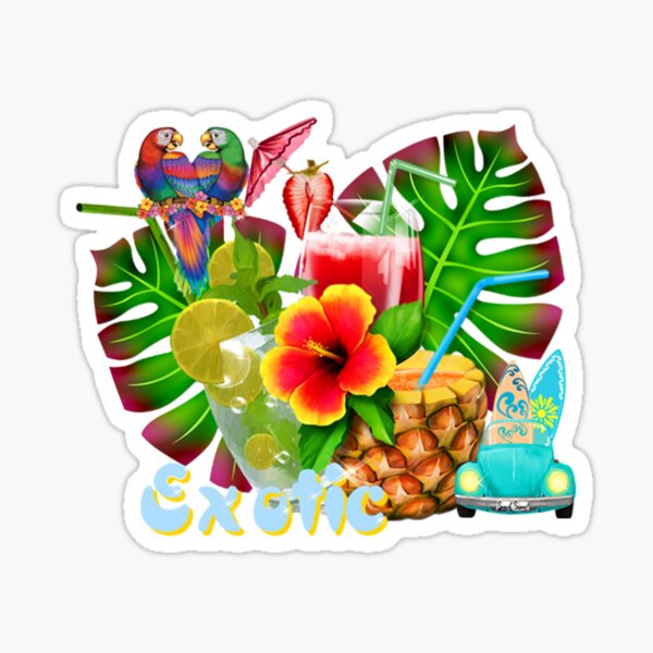 Exotic Drink Sticker