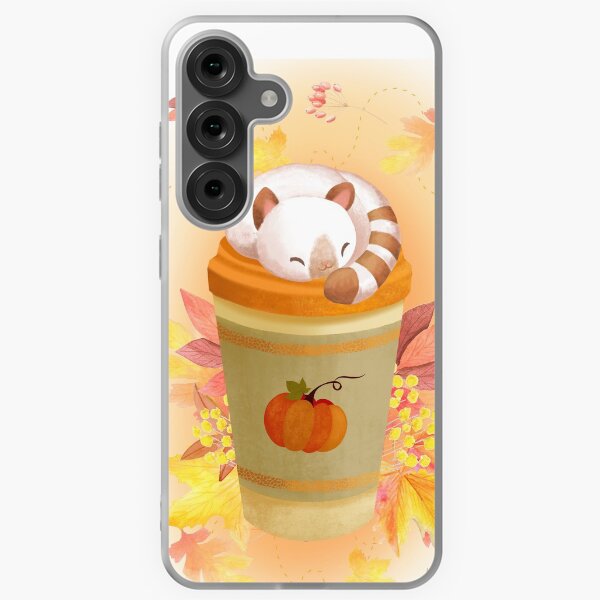 Item preview, Hello Autumn - Cute Cat On A Coffee Cup designed and sold by BunnyThePainter.