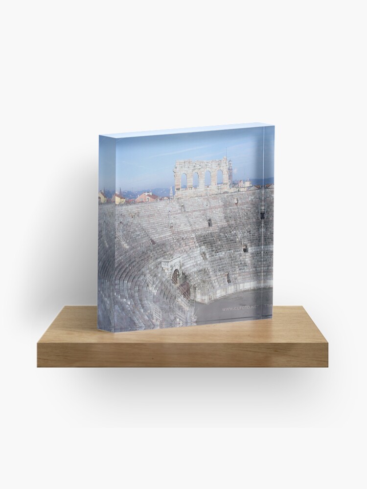 Thumbnail 1 of 5, Acrylic Block, Winter inside L'Arena, Verona, Italy designed and sold by leemcintyre.